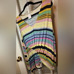 0X Rachel Roy Striped Shirt